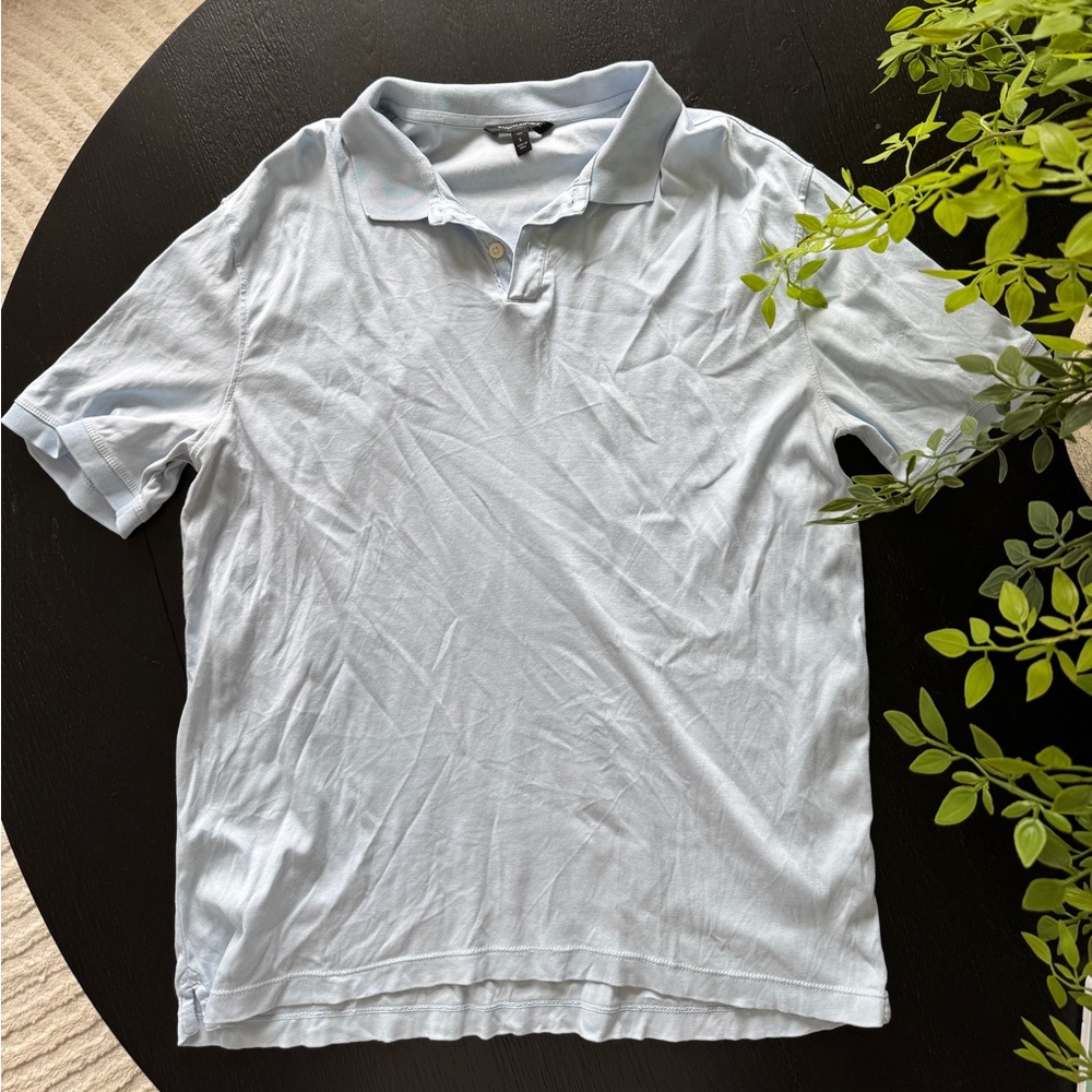 Banana republic light blue polo